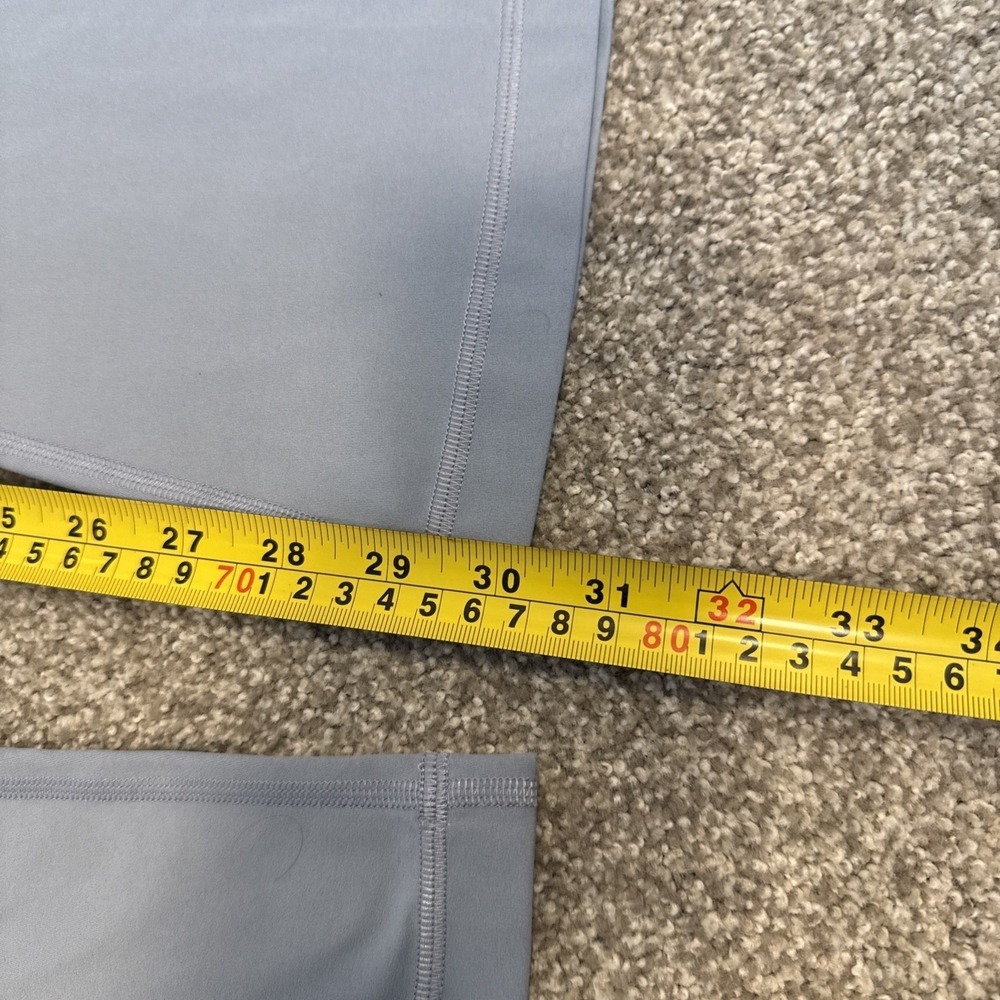 Lululemon Flare Leggings Womens Size 10 Gray High Rise Yoga Pants Nulu Groove St - Picture 11 of 16